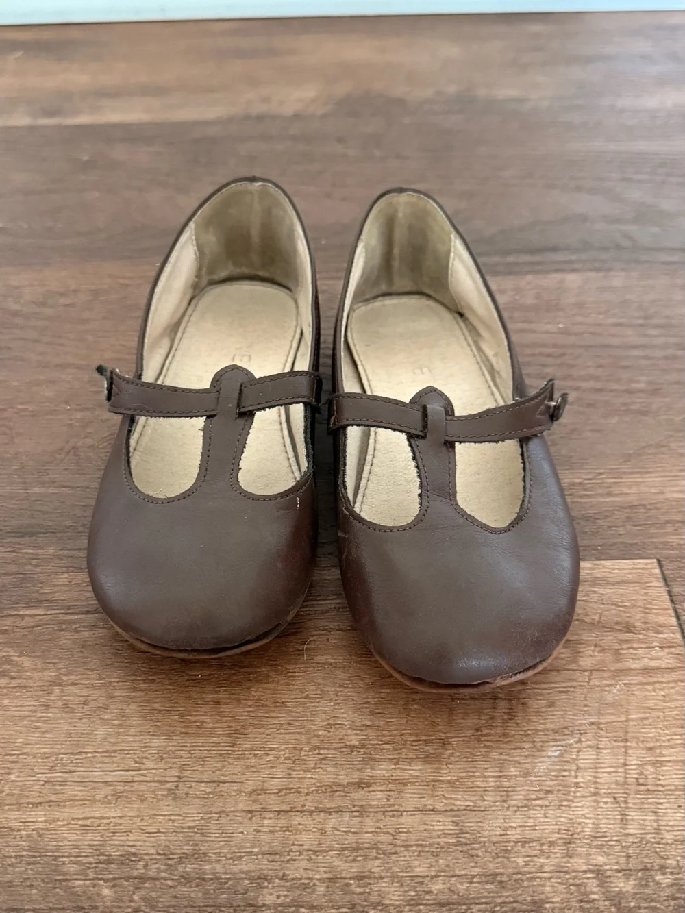 Girls Brown Mary Jane Flats
